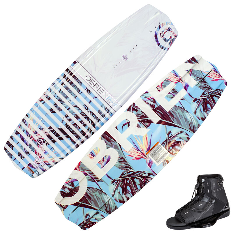 O'Brien Pixel Wakeboard With Access Bindings image number 1