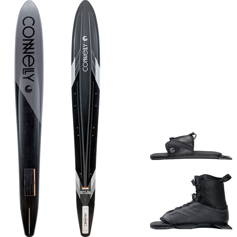 Connelly Outlaw Slalom Waterski With Tempest Binding And Rear Toe Plate image number 1