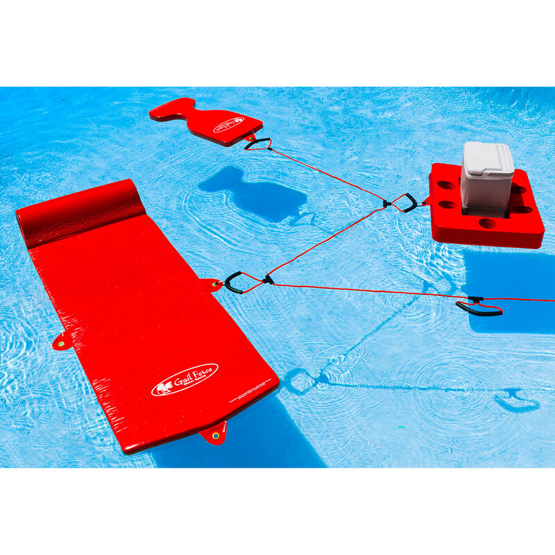 Gail Force Extra Thick Saddle Float - Red image number 3