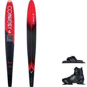 Connelly Carbon V Slalom Waterski With Right Sync Binding And Rear Toe Plate - S - size 65