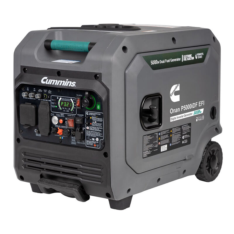 Cummins Onan P5000iDF EFI Dual-Fuel Inverter Generator, EPA+CARB
