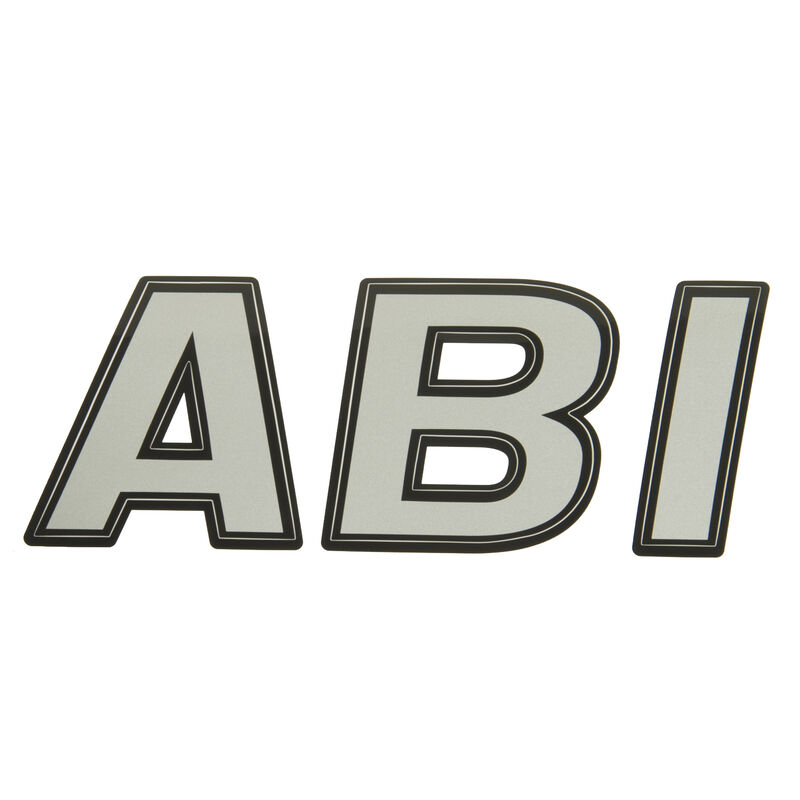 Hardline 700 Series 3" Letter/Number Kit, Solid w/Black Outline image number 4