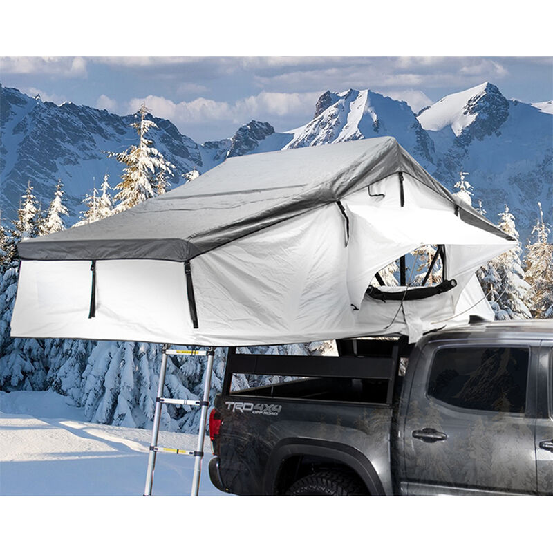 Nomadic 3 Arctic Extended Roof Top Tent, White and Dark Gray image number 4