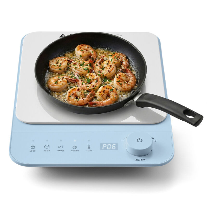 Elite Gourmet SlimStore Induction Cooktop, Blue