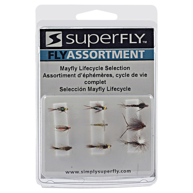 Superfly Fly Fishing Mayfly Lifecycle Assortment image number 1