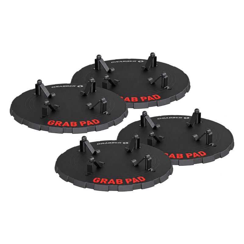 Lippert GrabPad Universal Permanent RV Jack Pad Large 10-12 Inch Jack Foot, 4 Pack 