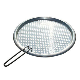 Stainless Steel Fish/Veggie Grill Tray 13 3/4" dia