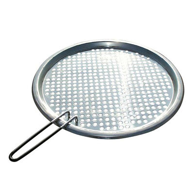 Stainless Steel Fish/Veggie Grill Tray 13 3/4" dia