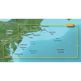 Garmin BlueChart g2 Vision HD Cartography, Boston - Norfolk