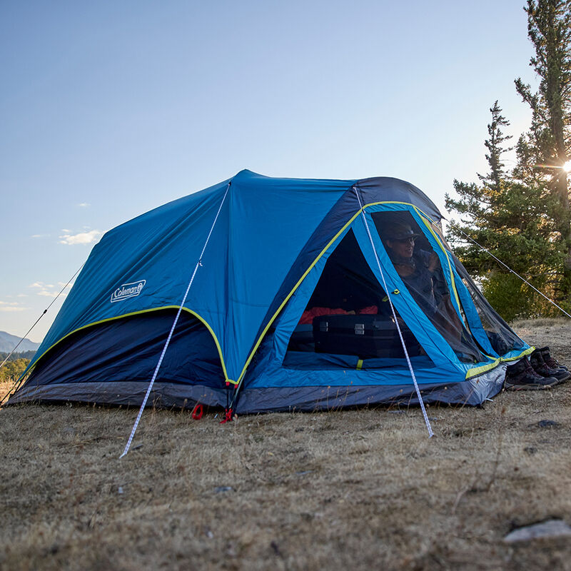 Coleman Skydome 4-Person Screen Room Camping Tent with Dark Room Technology image number 2