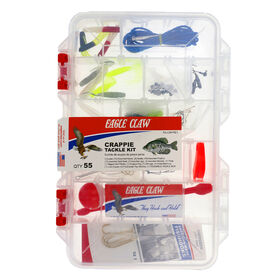 Eagle Claw Crappie Tackle Kit, 53 Pieces