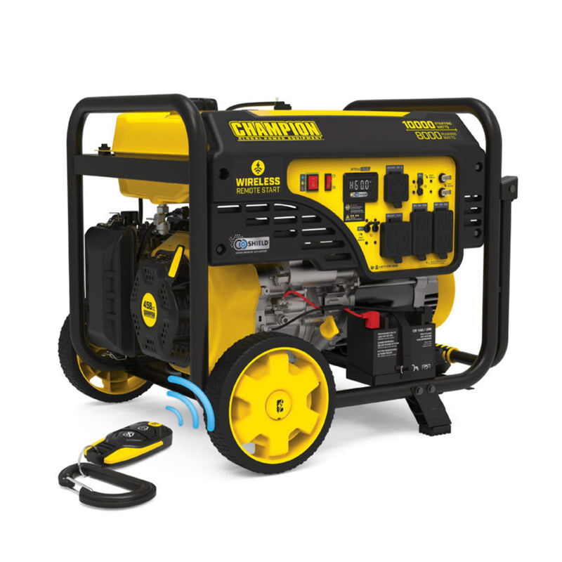 Champion 8000-Watt Wireless Start Generator with CO Shield