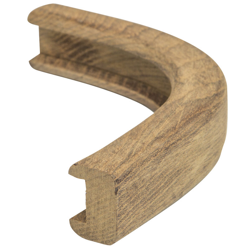 Whitecap Teak 1/2" Track Outside Corner Bulkhead Molding image number 3