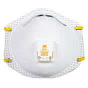 3M Protective Respirator Mask With Cool Flow Valve, 10-Pack