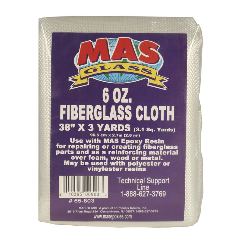 MAS Epoxies 6-oz. Fiberglass Cloth, 38" x 108" image number 1