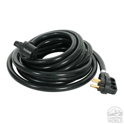 Heavy-duty RV Electrical Cord with Handles, 50-Amp, 15'