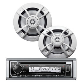 Kenwood Marine CD Receiver and Speakers