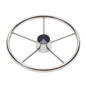 Schmitt Destroyer Steering Wheel With Polished Grip, 13.5" dia.