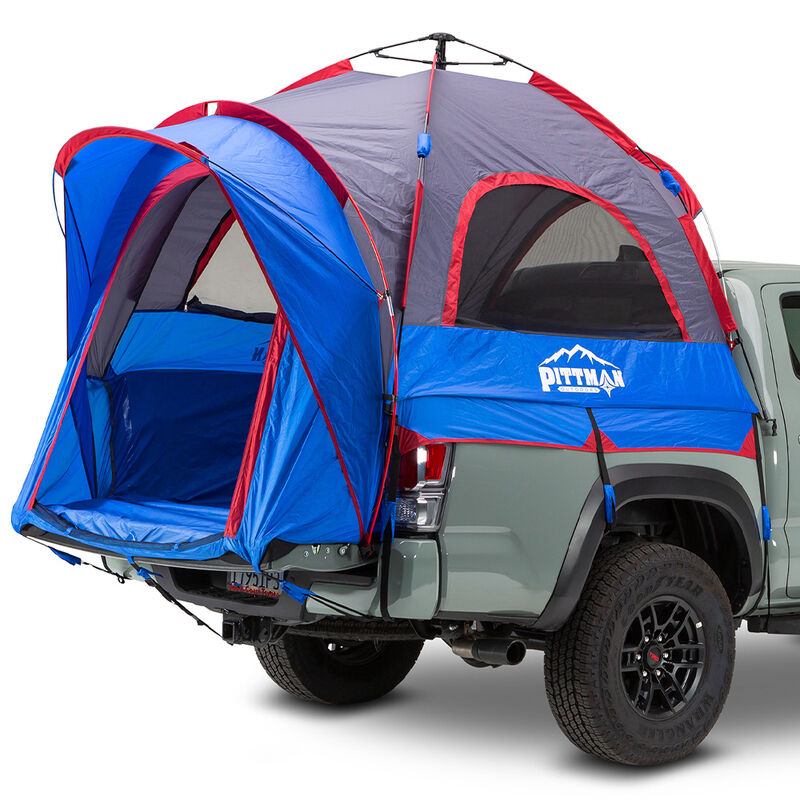 Pittman Outdoors EZ-Up Truck Bed Tent for Mid-Size Trucks with 5.0'-5.2' Beds
