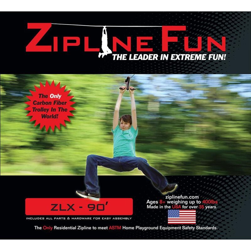 Adventure Parks Zipline XL, Black image number 1