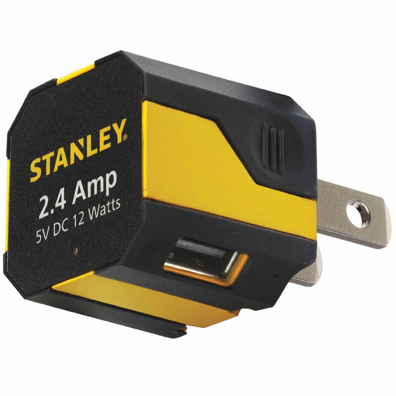 Stanley Smartangle 2-Port USB Wall Charger image number 1