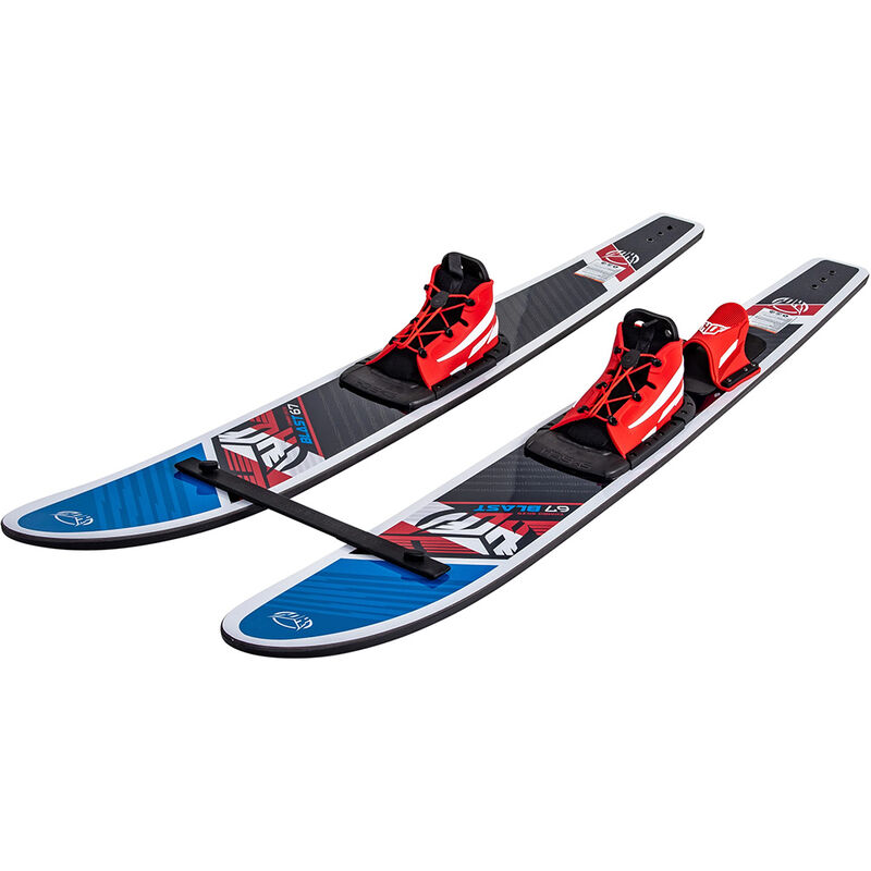 HO Blast Combo Waterskis with Blaze Bindings and Rear Toe Strap image number 3