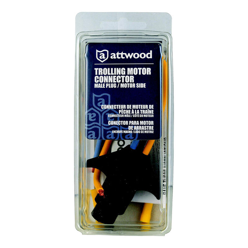 Attwood Trolling Motor Connector, Male Plug image number 1