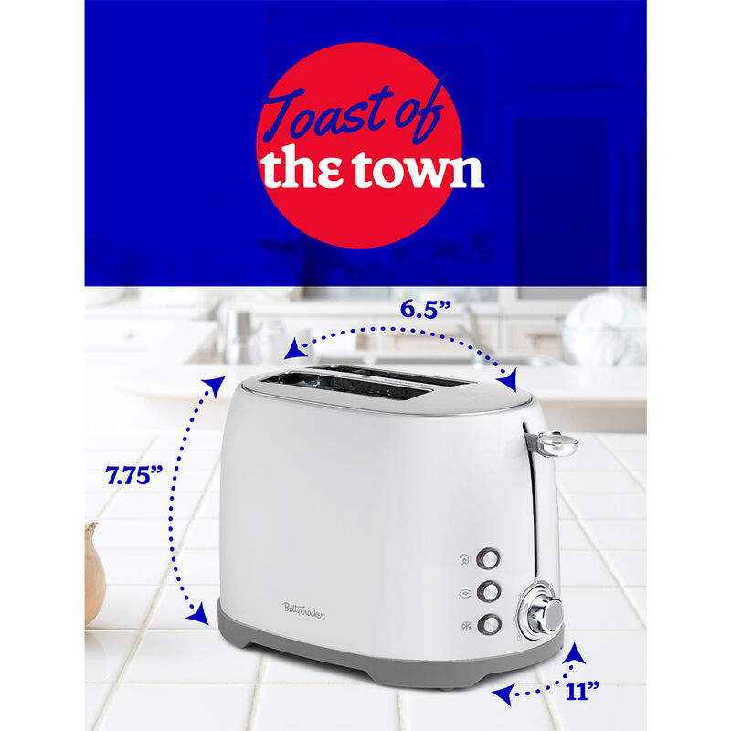 Betty Crocker Multi-Function Toaster, White image number 7