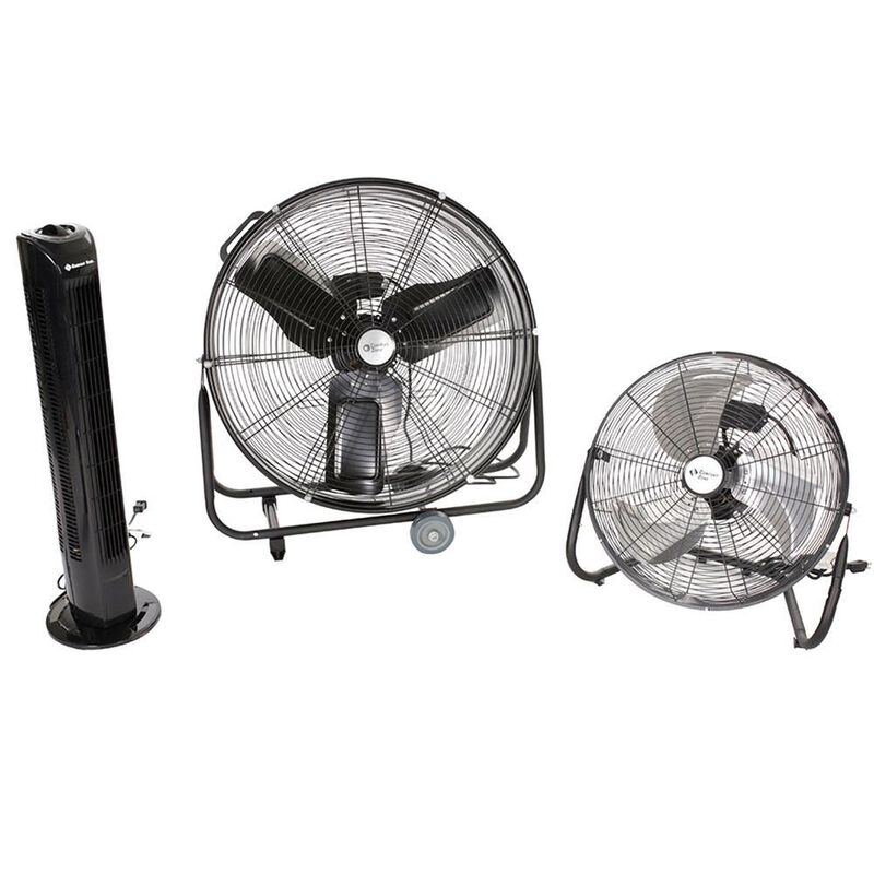 18" Metal High Velocity Floor Fan image number 4
