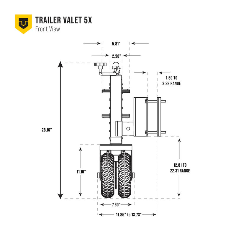 Trailer Valet 5X Trailer Dolly with Drill Adapter image number 8