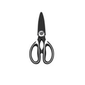 Phantom Chef Kitchen Shears, Black