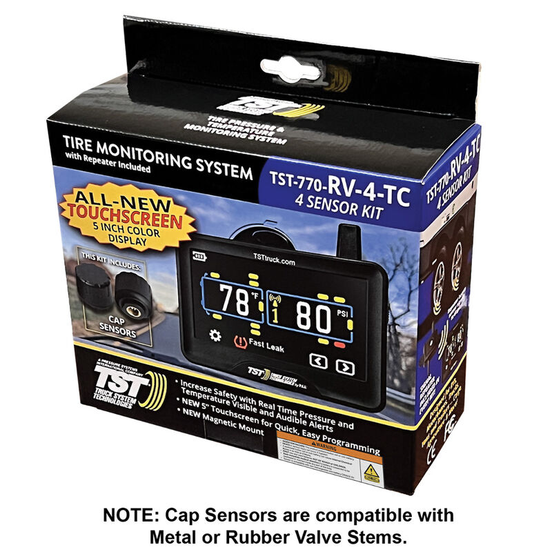 TST 770 Series 4 RV TPMS w/ Color Touch Display & Repeater image number 2