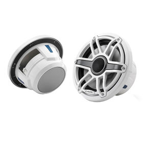 JL Audio M6 Series 7.7" Marine Coaxial Speakers w/ Gloss White Sport Grille