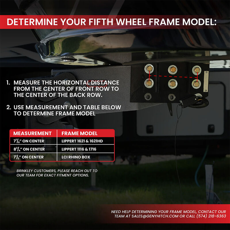 GEN-Y Hitch NOMAD Fifth Wheel to Gooseneck Static Pin Box with SnapLatch Coupler, 30,000-lb. Towing, 1621, 1116, 1716 Frames image number 5