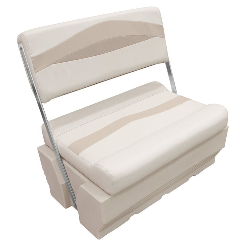 Wise Premier Pontoon Flip-Flop Seat with Platinum Base image number 1