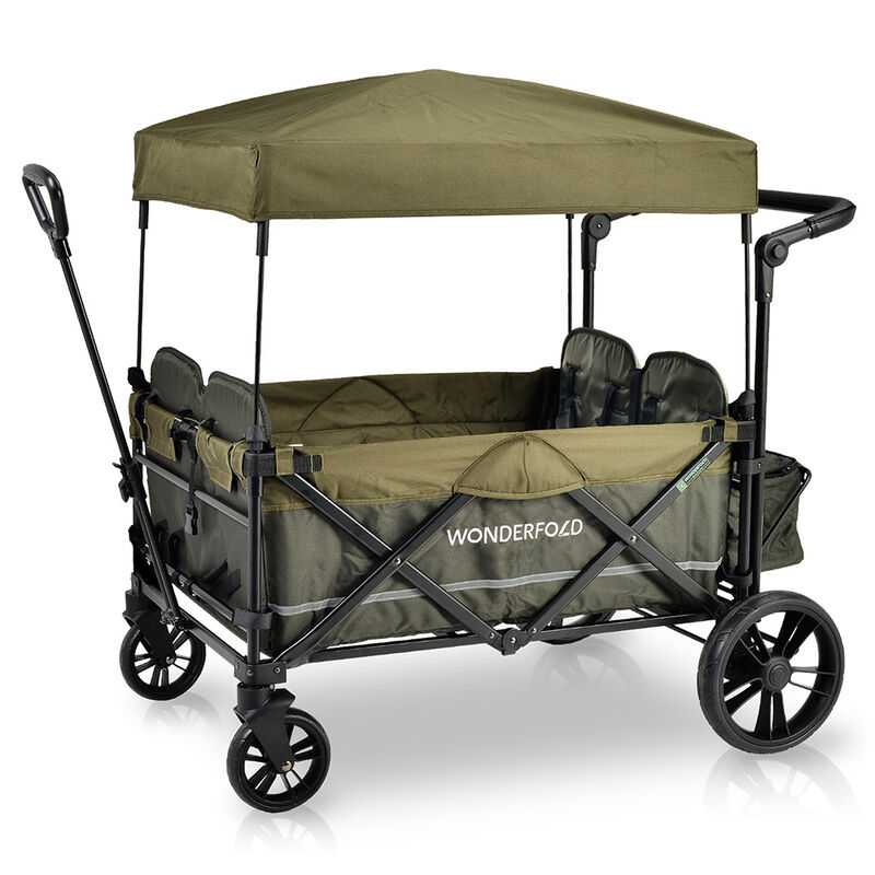 Wonderfold Outdoor X4 Push and Pull Stroller Wagon with Canopy image number 18