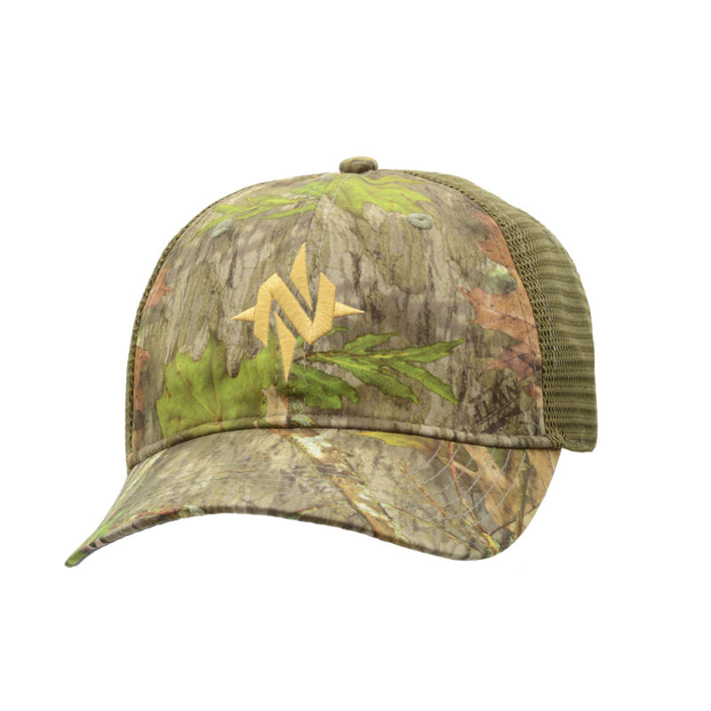 Nomad Men's "N" Mark Camo Low Country Trucker Cap image number 1