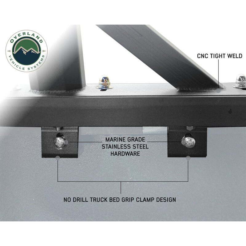 Overland Vehicle Systems Freedom Rack, 5.0' Truck Bed image number 11