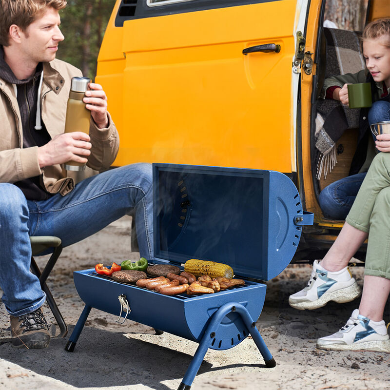 The Royal Gourmet CC1015B 2 Burn Portable Charcoal Grill  image number 6