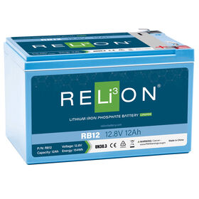 RELiON RB12 12V 12Ah Deep Cycle Lithium Battery