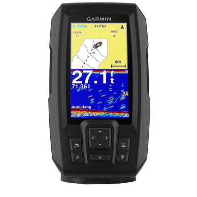 Garmin Striker Plus 4 GPS Fishfinder with Quickdraw Contours Mapping Software