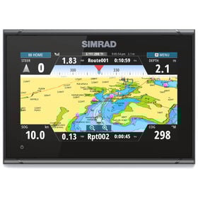 Simrad GO9 XSE Fishfinder Chartplotter With Basemap and TotalScan Transducer