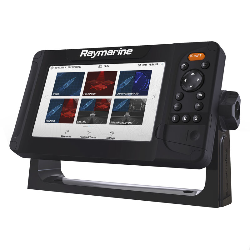 Raymarine Element 7 HV GPS Fishfinder w/Navionics Nav+ US & Canada Charts, no transducer image number 3