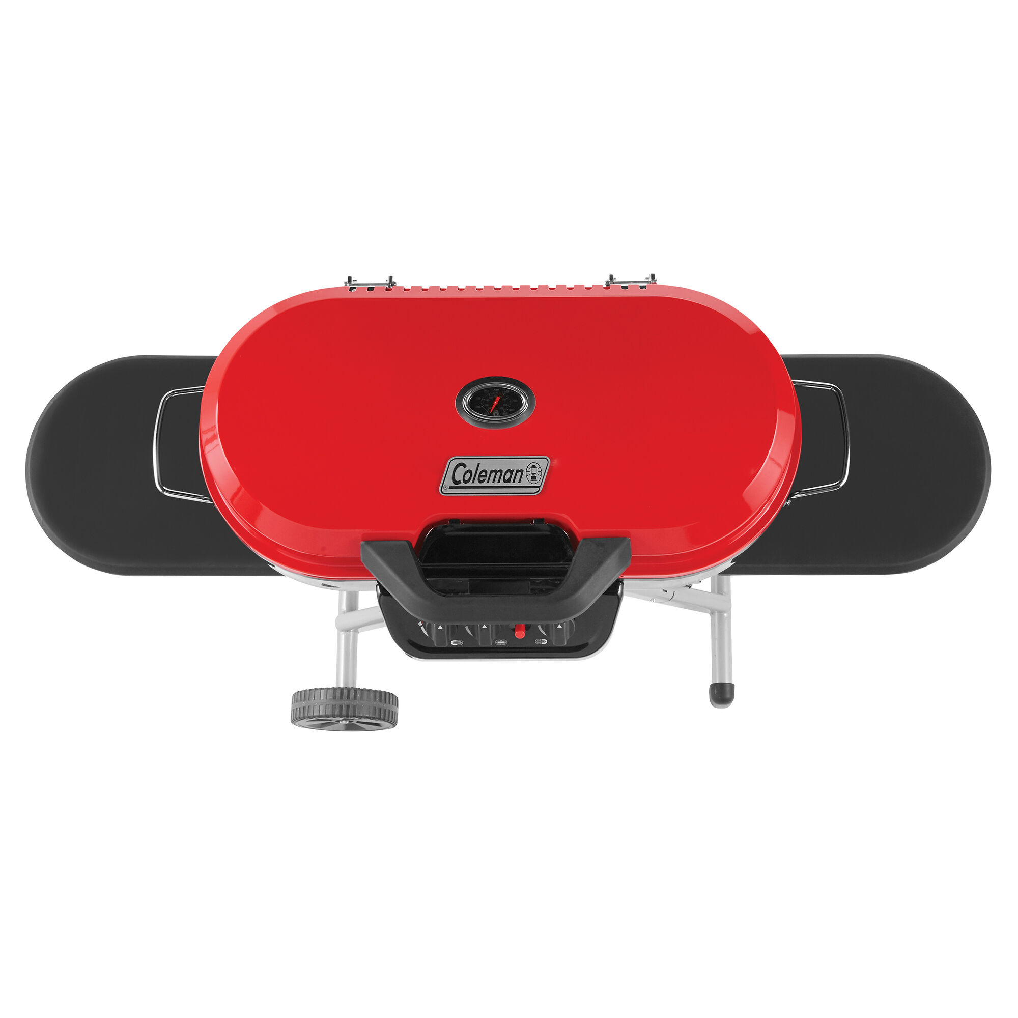 Coleman RoadTrip 285 Portable Stand-Up Propane Grill, Red