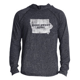 Points North Men's Iowa ''Home Sweet Home'' Long-Sleeve Hooded Tee