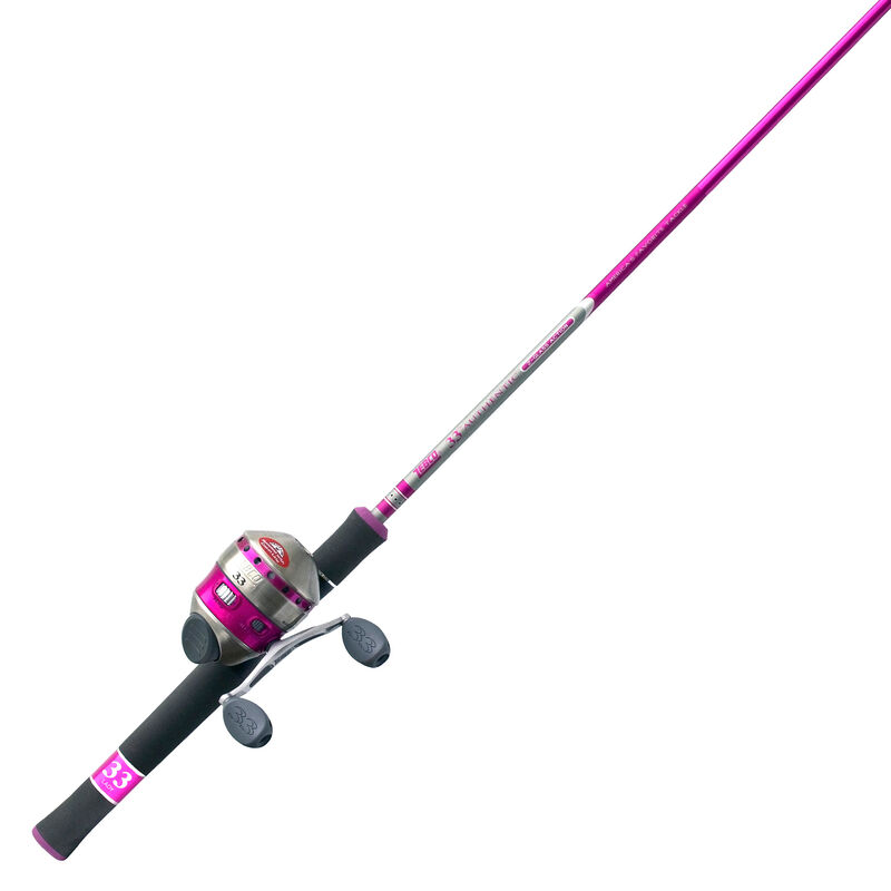 Zebco 33 Authentic Ladies Spincast Combo image number 1