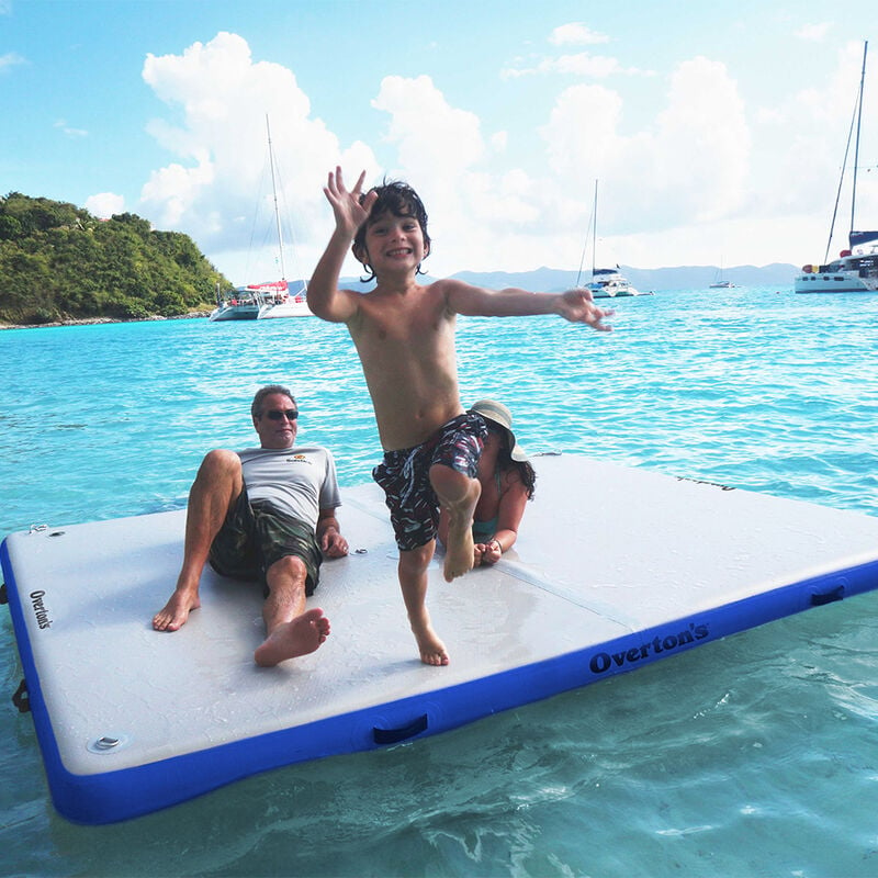 Overton's Inflatable Floating Dock, 10' x 8' x 6" image number 1