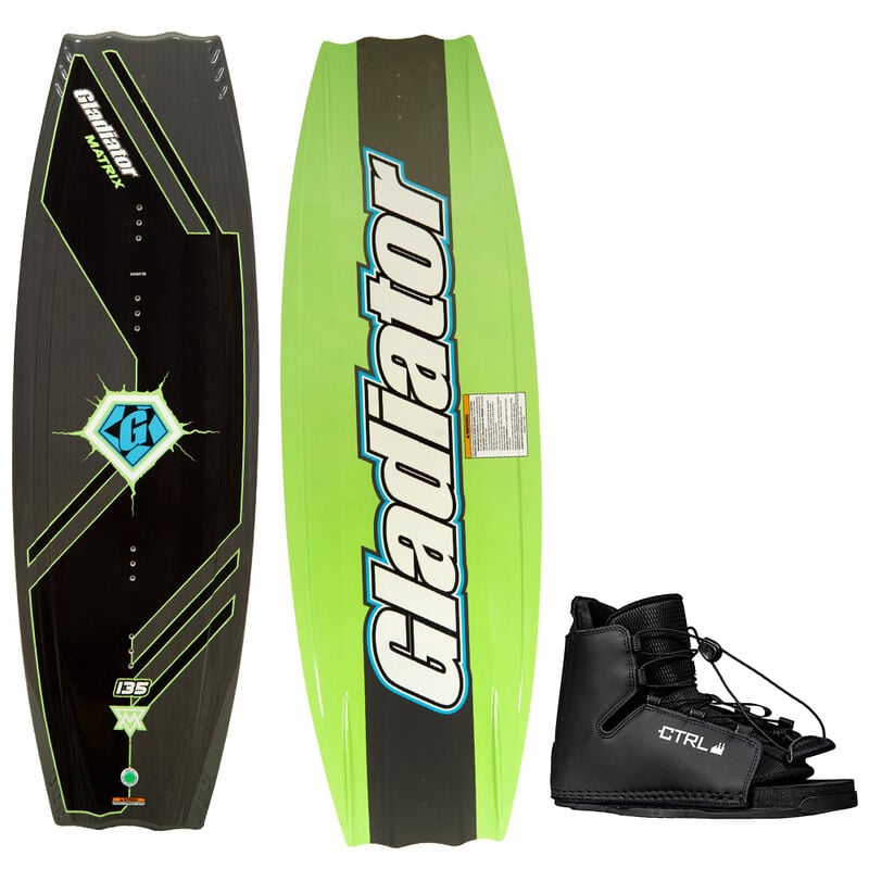 Gladiator Matrix Wakeboard with CTRL Blazer Bindings image number 1