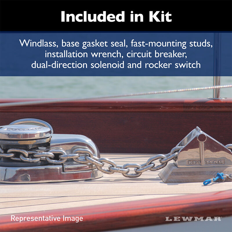 Lewmar Pro Fish 1000 Gypsy RC 5/16" (G4 ) image number 7