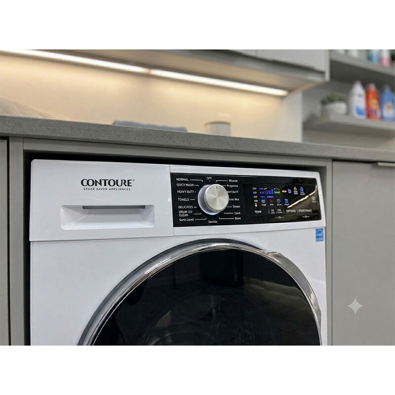 CONTOURE WH-2200W 24" Stackable Front-Load Washer, White image number 4